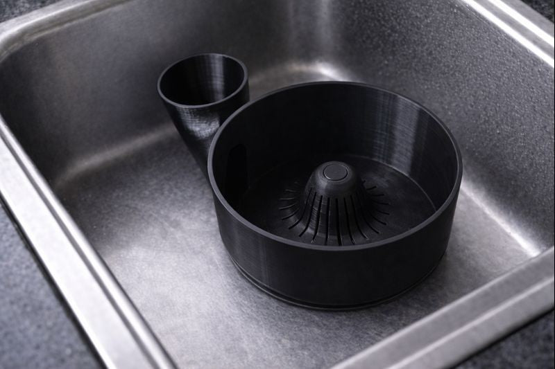 Automatic vegetable and fruit washer - 230 x 225 x 85mm