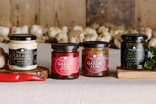 The Garlic Farm Garlic Condiments Sauces Mayonnaise Chutneys Pickles
