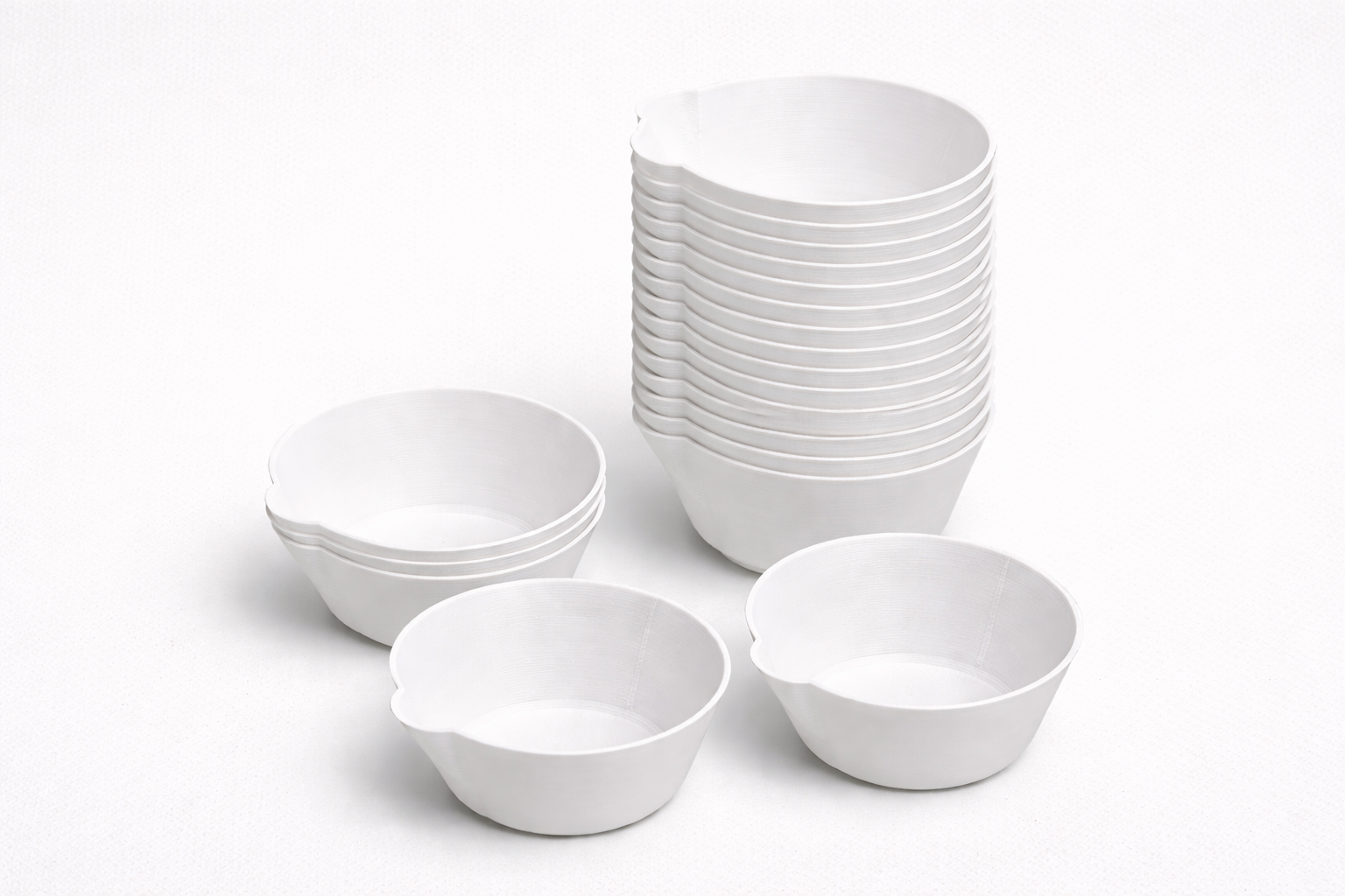 3D Printed Paint Mixing Cups Pack of 24 Reusable Stackable Pots 25mm x 25mm for