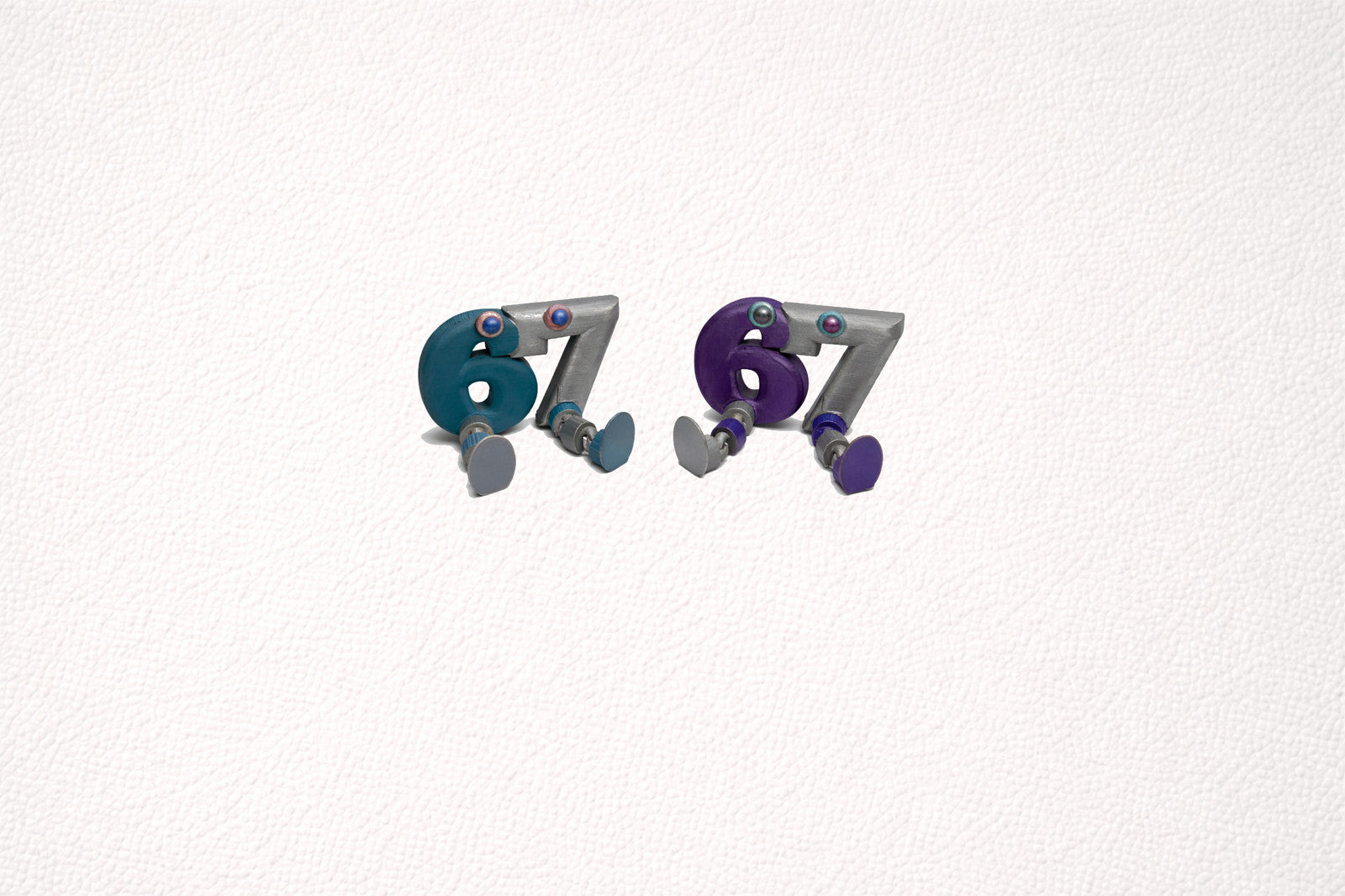 Adorable 3D Printed 67 Figure Fun Desk Decor