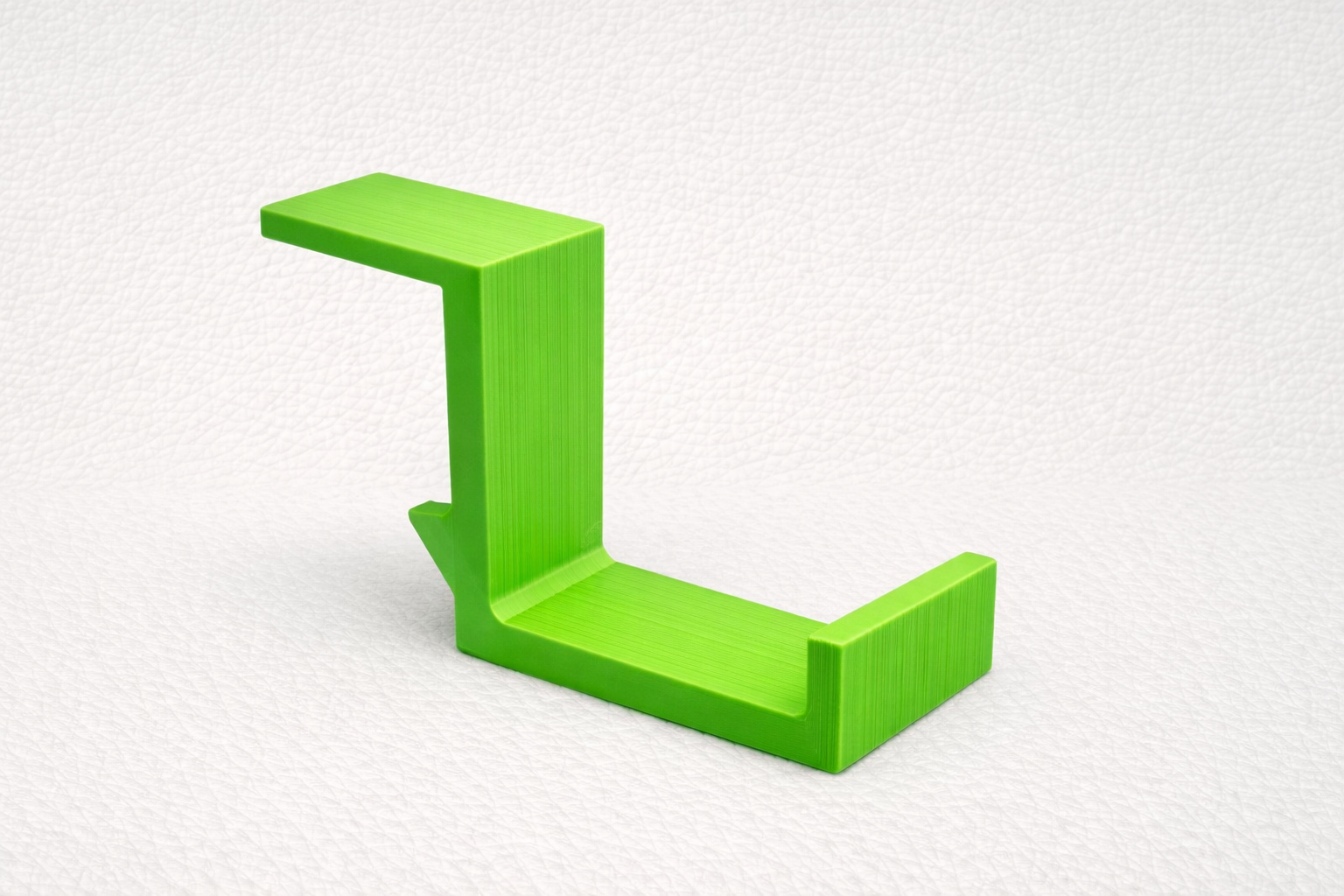 Universal 3D Printed Desk Headphone Holder Hook 65 × 50 × 20 mm