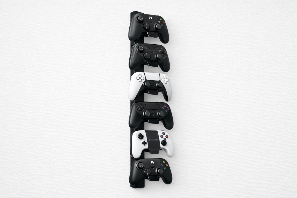 Game Controller Wall Mount Vertical Storage Rack 705 × 50 × 115 mm