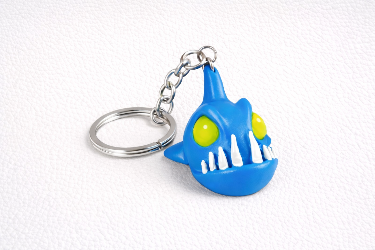 Anglerfish Keychain – Handmade Custom 3D Printed Creature Keychain