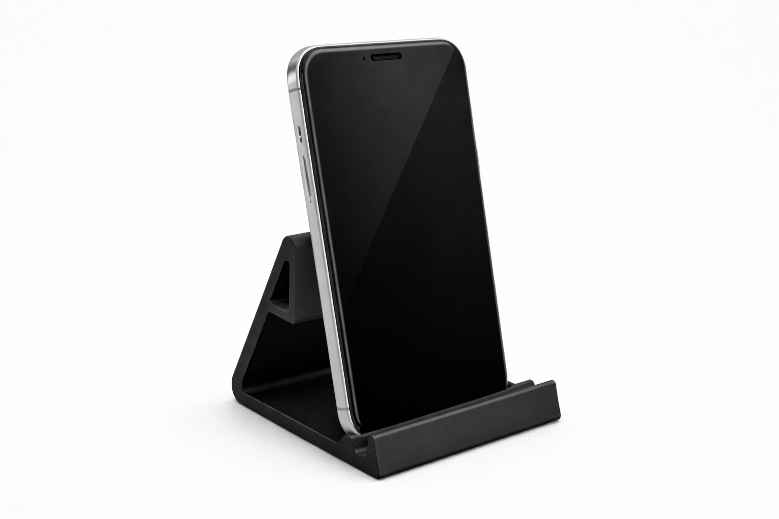 Desk Phone Holder Stand for Smartphone – 75 × 75 × 75 mm