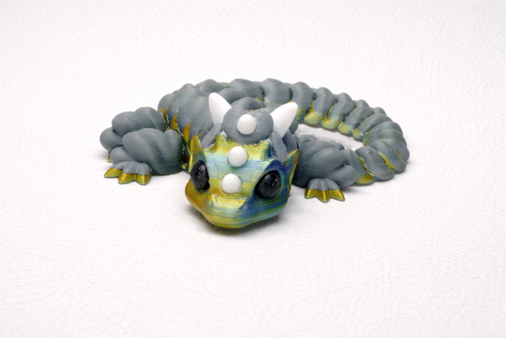Dragon Type 5 – Custom 3D Printed Poseable Dragon