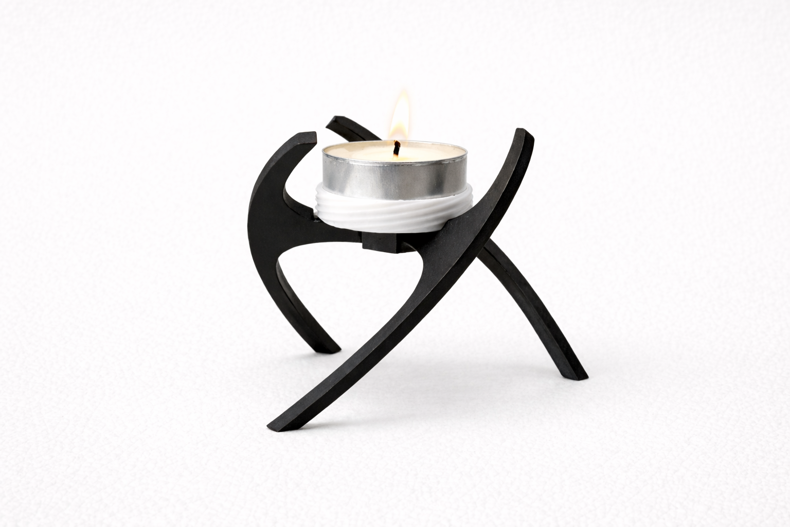 Modern Candle Holder - 35 x 80 x 80mm