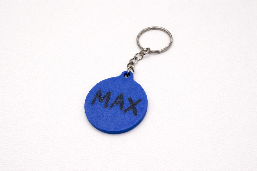 Paw Print Keychain – Custom 3D Printed & Handmade