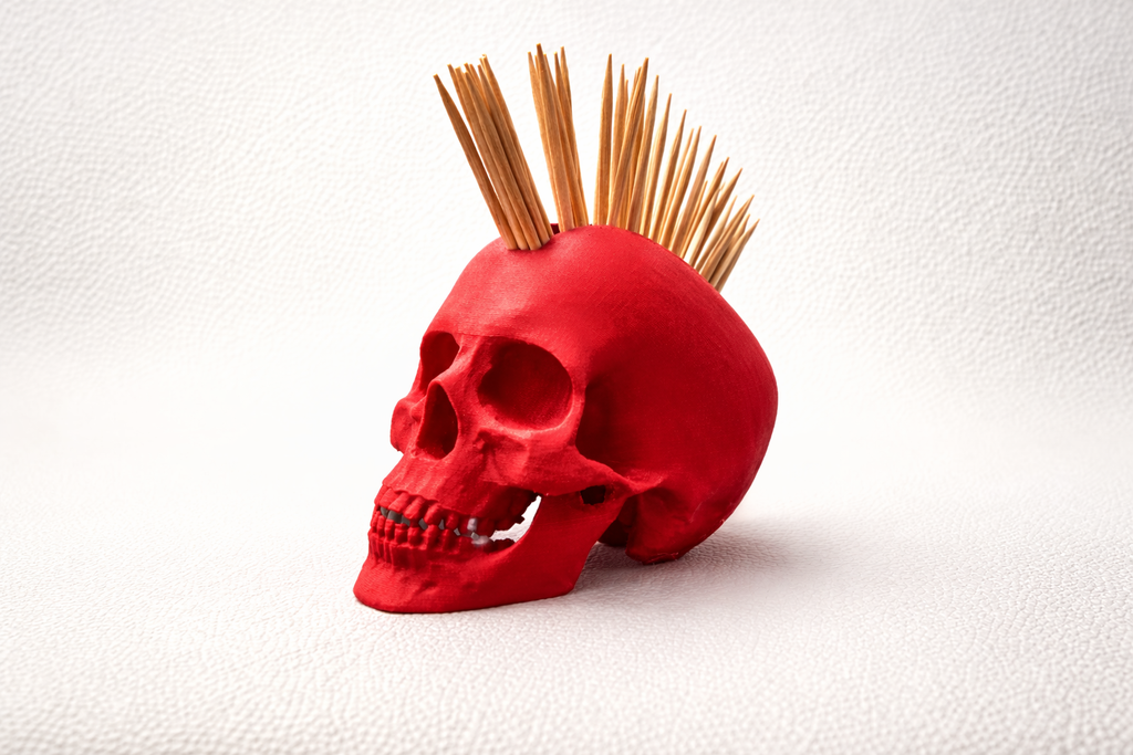 Punk Skull Toothpick Holder - 55 x 80 x 60mm