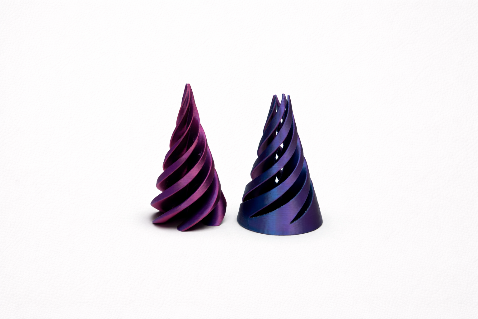 Spiral Cone Ornament – Custom 3D Printed & Handmade