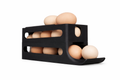 Stackable Egg Holder Rack – Fridge Organiser with Front Dispense – Space Saving Kitchen Storage