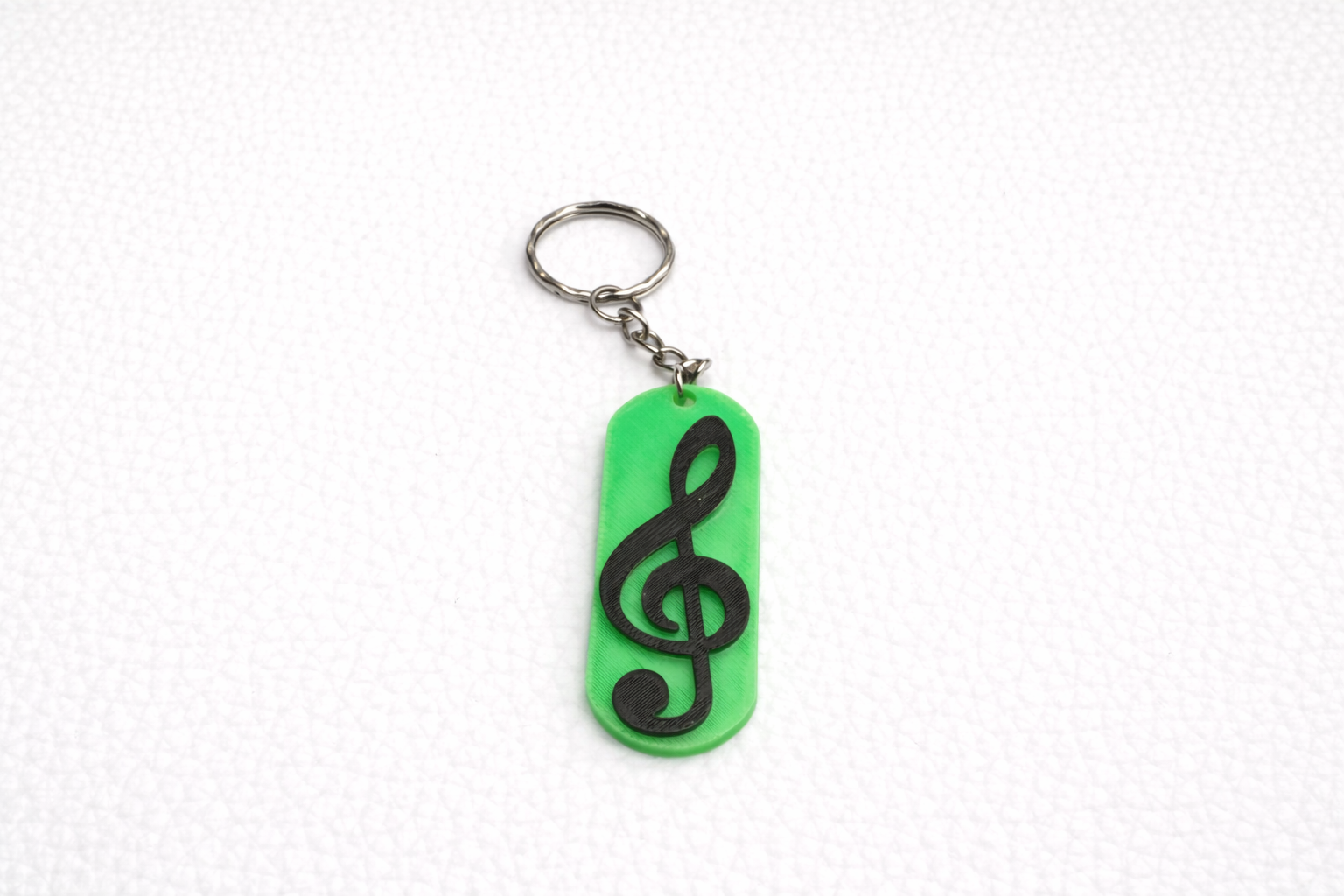 Treble Clef Keychain – Custom 3D Printed & Handmade
