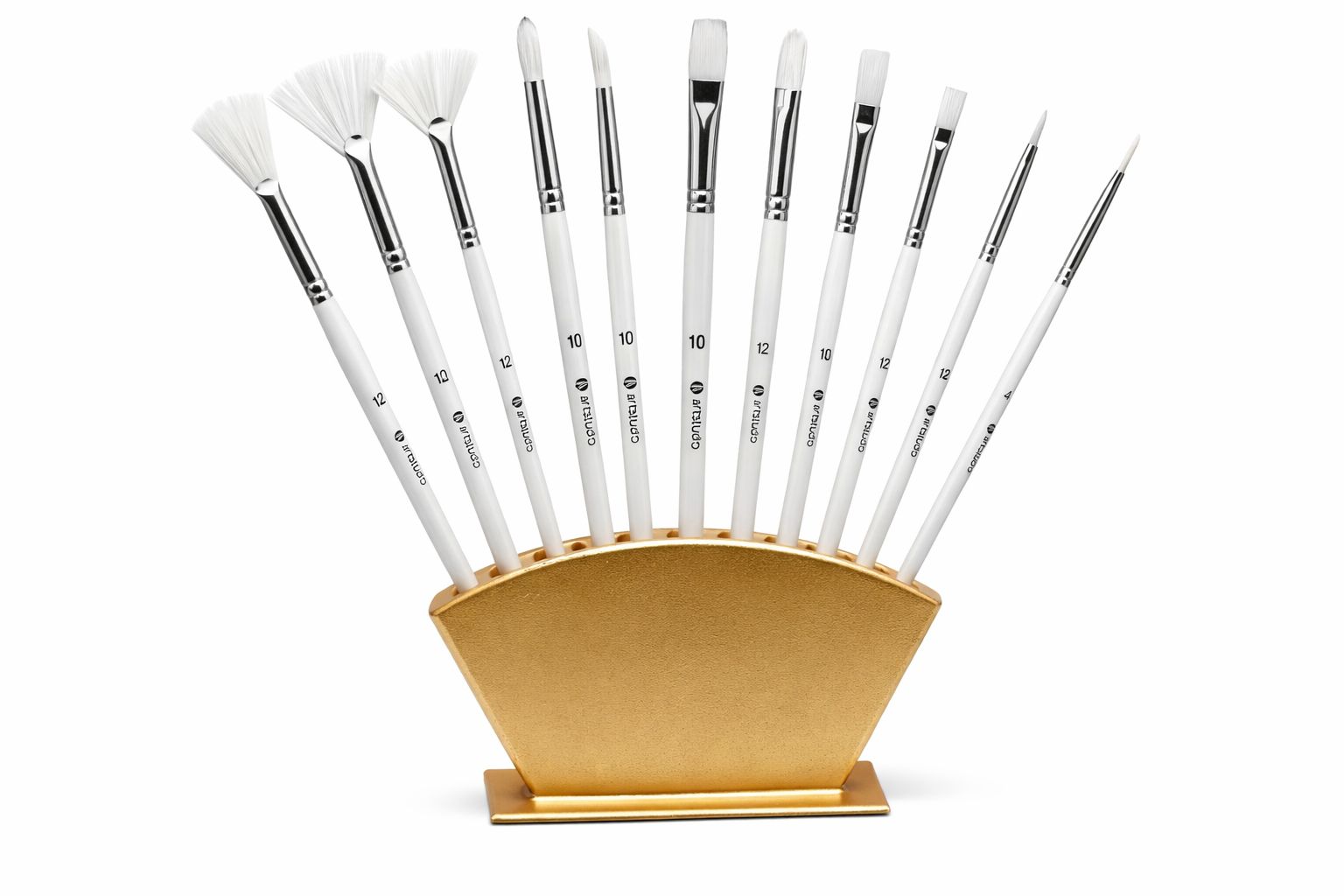 Fan shaped Paintbrush holder - 155 x 50 x 75mm