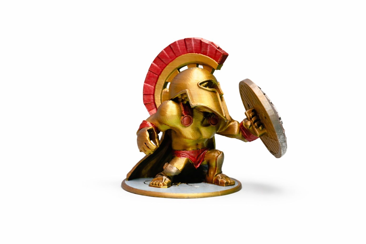 Spartan Warrior Figurine – 3D Printed Collectible Display Model