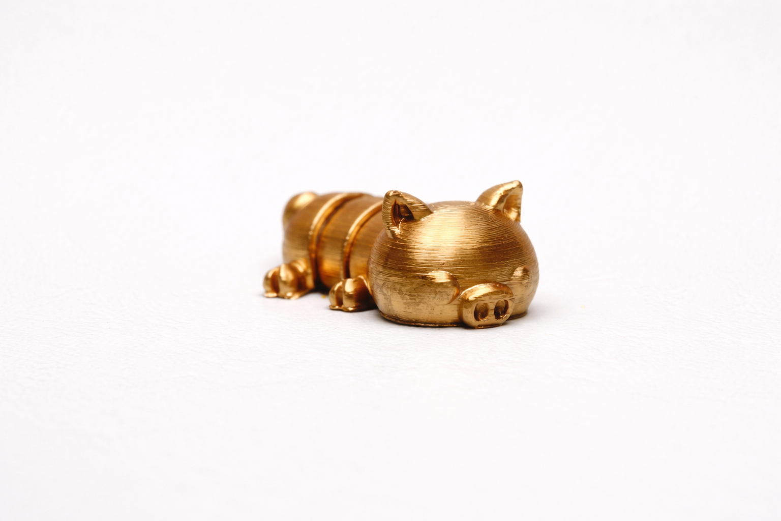 Articulated Sleeping Pig – Handmade, Custom Printed to Order