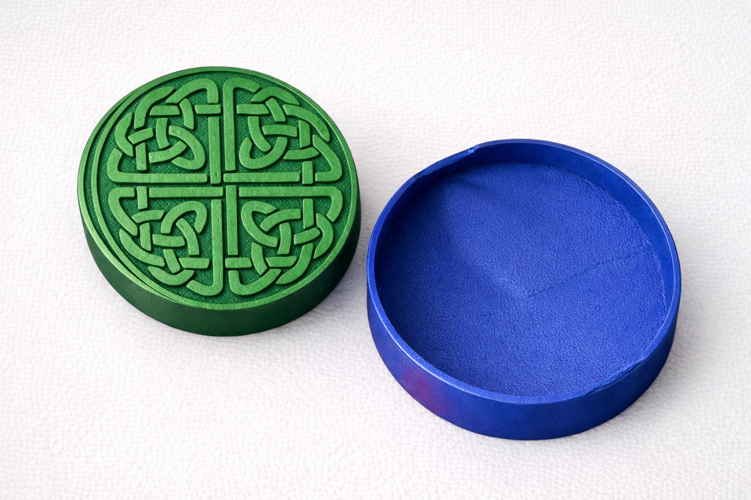 Celtic Coaster and Holder - 100 x 100 x 25mm