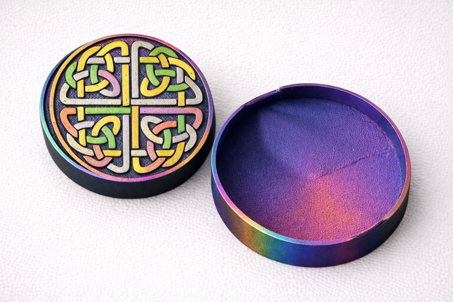 Celtic Coaster and Holder - 100 x 100 x 25mm