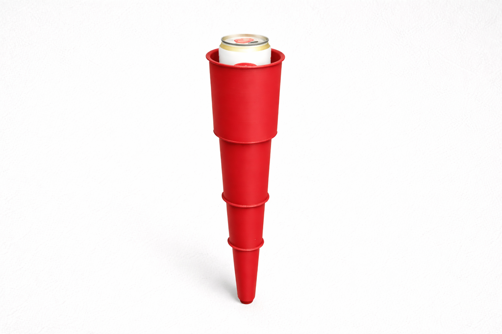 Collapsible Cup Holder Spike - 90 x 90 x 165mm