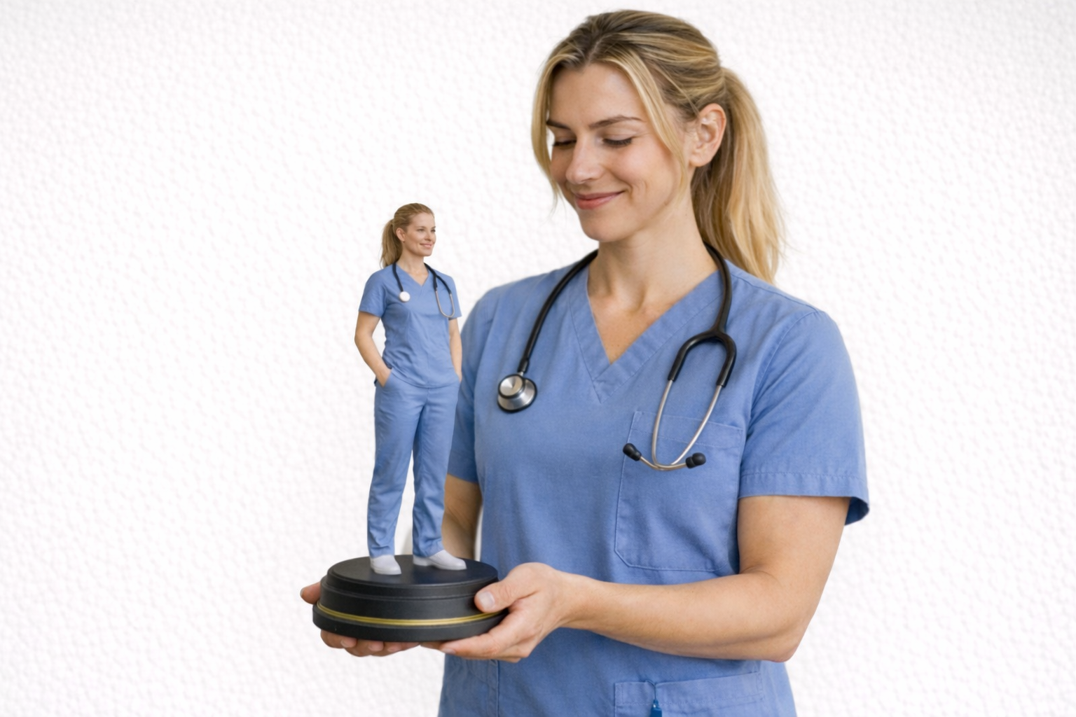 Custom 3D Printed Figurine Personalised Mini Statue Hand Painted Made to Order