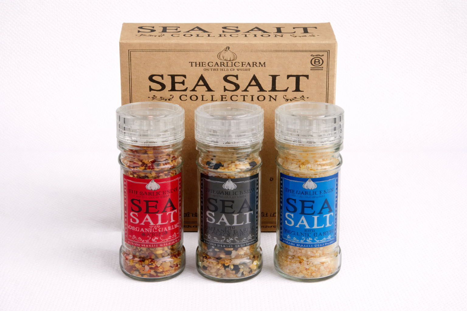 The Garlic Farm Garlic Sea Salt Collection