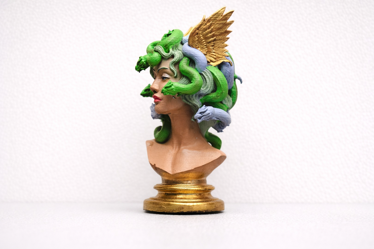 Handcrafted Medusa Bust – Customisable 3D Printed Mythical Sculpture