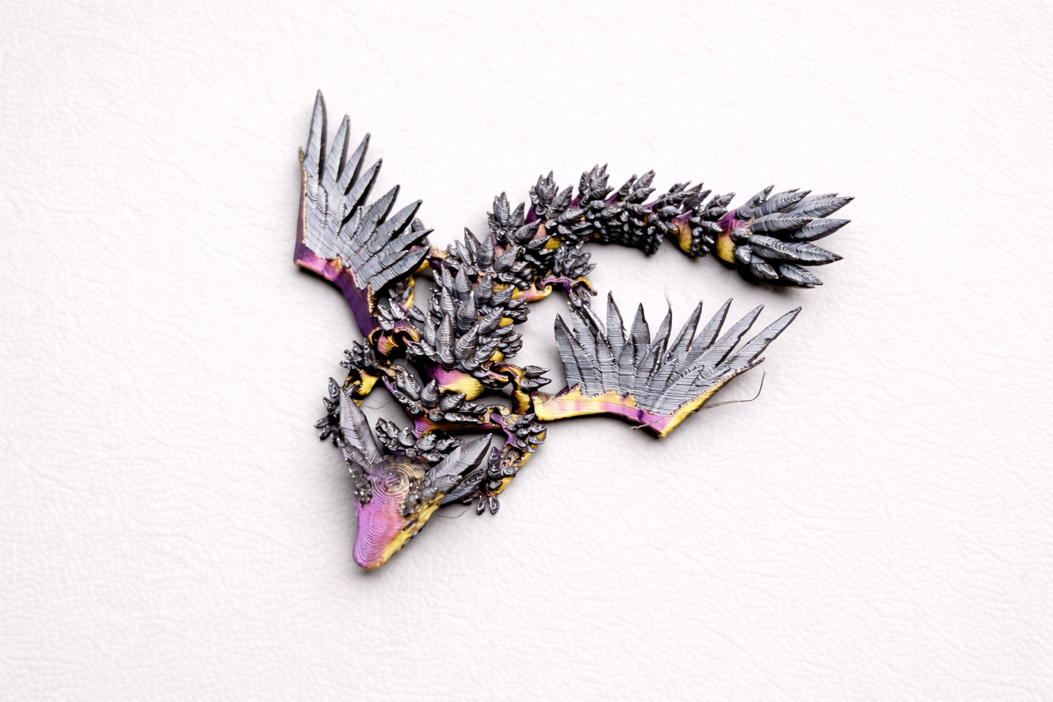 Feathered Dragon – Customisable Handmade 3D Printed Fantasy Sculpture