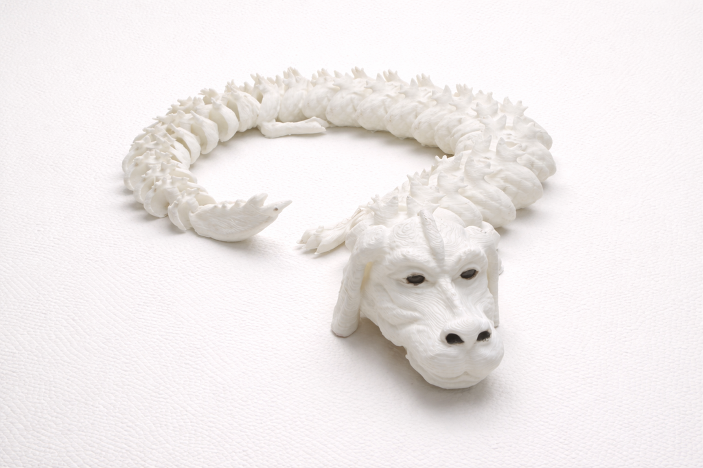 Dog-Headed Dragon – Articulated 3D Printed Dragon Figure