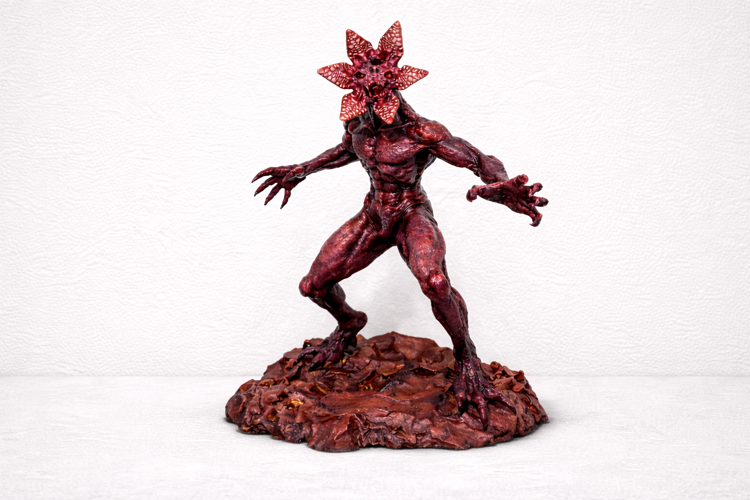 Demogorgon 3D Printed Figure Hand Painted Horror Display Model 200mm x 180mm