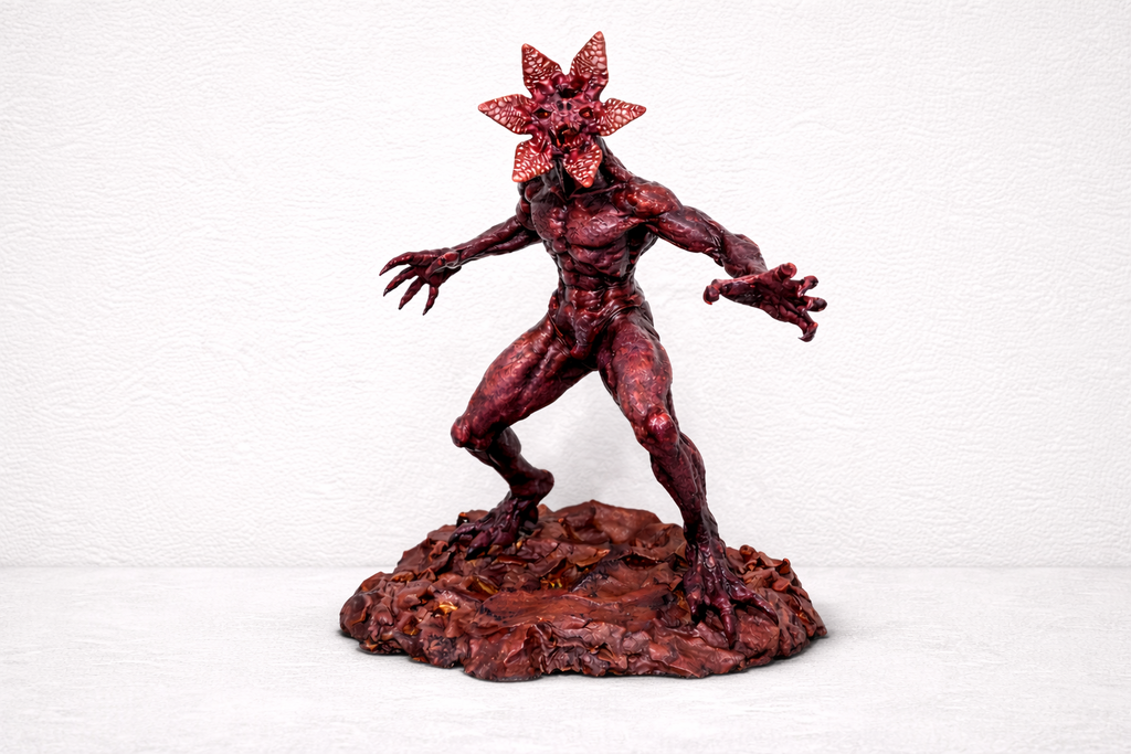 Demogorgon 3D Printed Figure Hand Painted Horror Display Model
