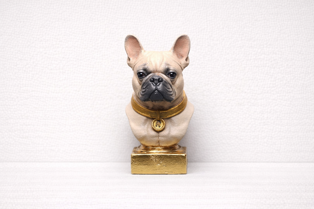 Custom French Bulldog Bust – Personalised 3D Printed Sculpture