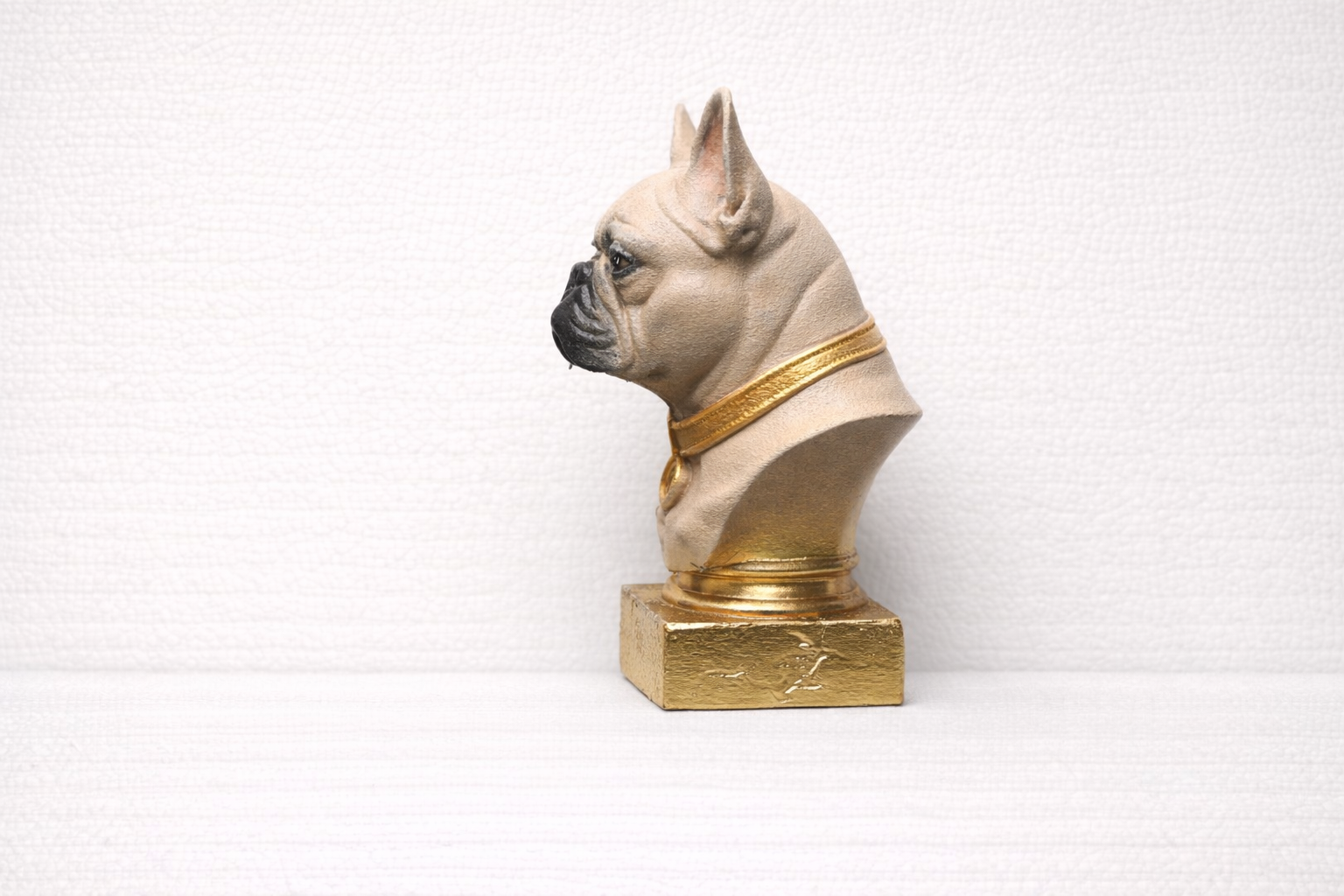 Custom French Bulldog Bust – Personalised 3D Printed Sculpture