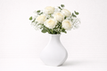 Modern Curved Decorative Vase – 3D Printed Flower Vase