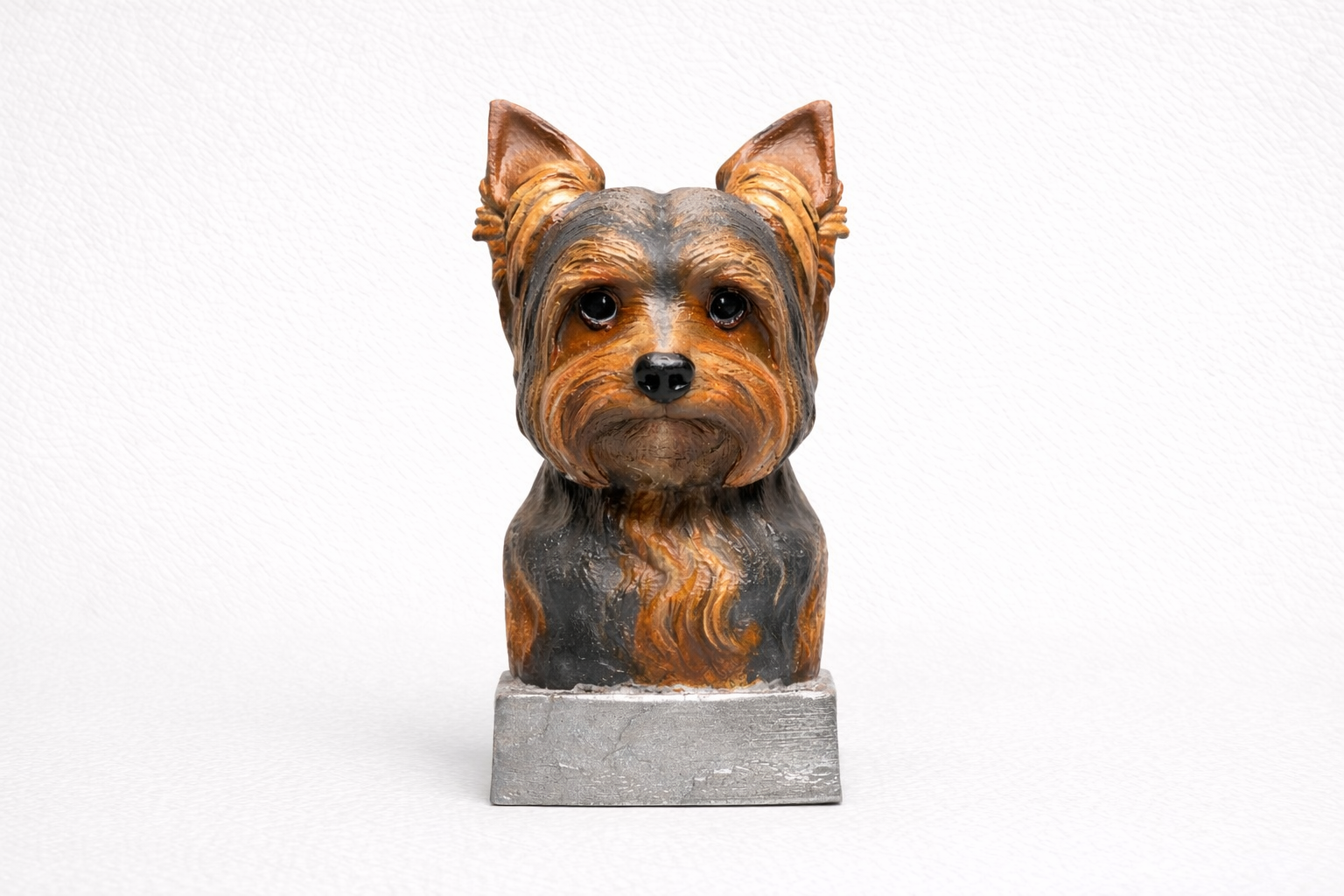 Custom Yorkshire Terrier Bust – Personalised Handmade Sculpture - 80 x 100mm