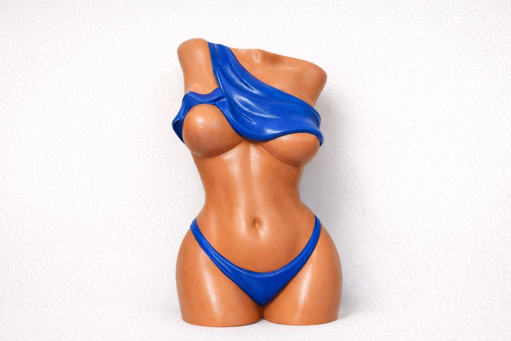 3D Printed Body Vase Decorative Plant Pot Fully Customisable 220mm x 110mm