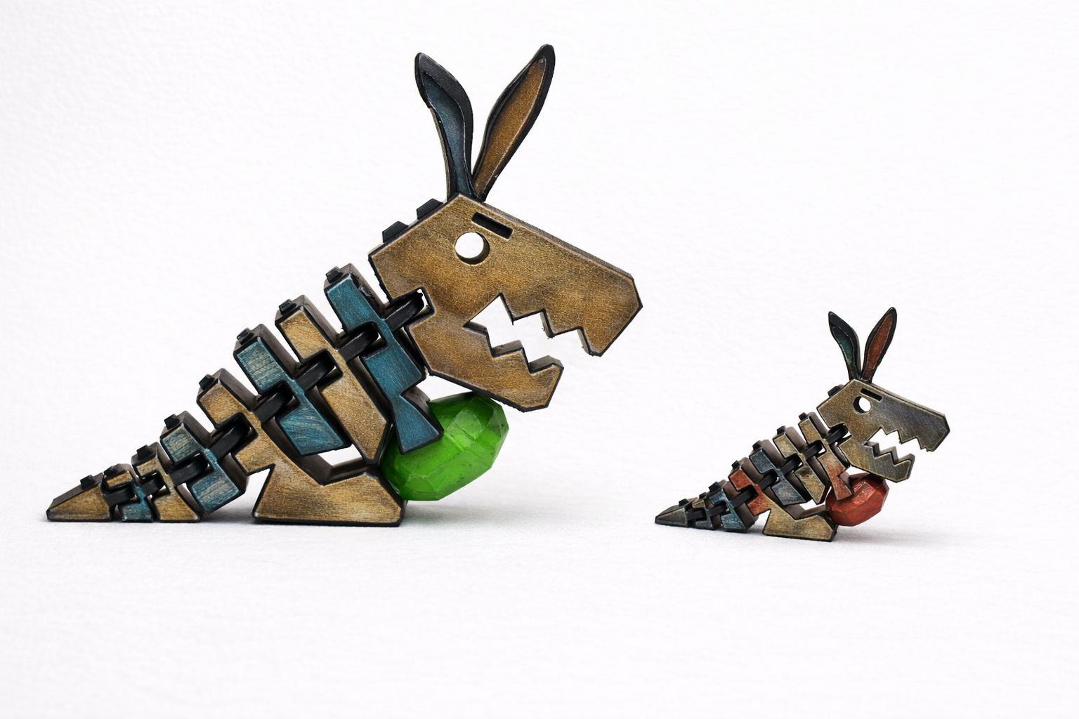 Flexirex Easter Edition - Articulated Dinosaur Figurine