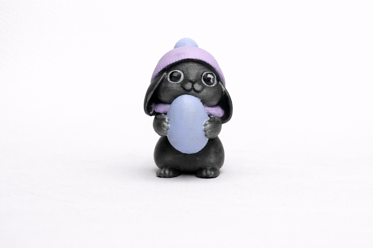 Easter Bunny with Hat – 3D Printed Decorative Figurine