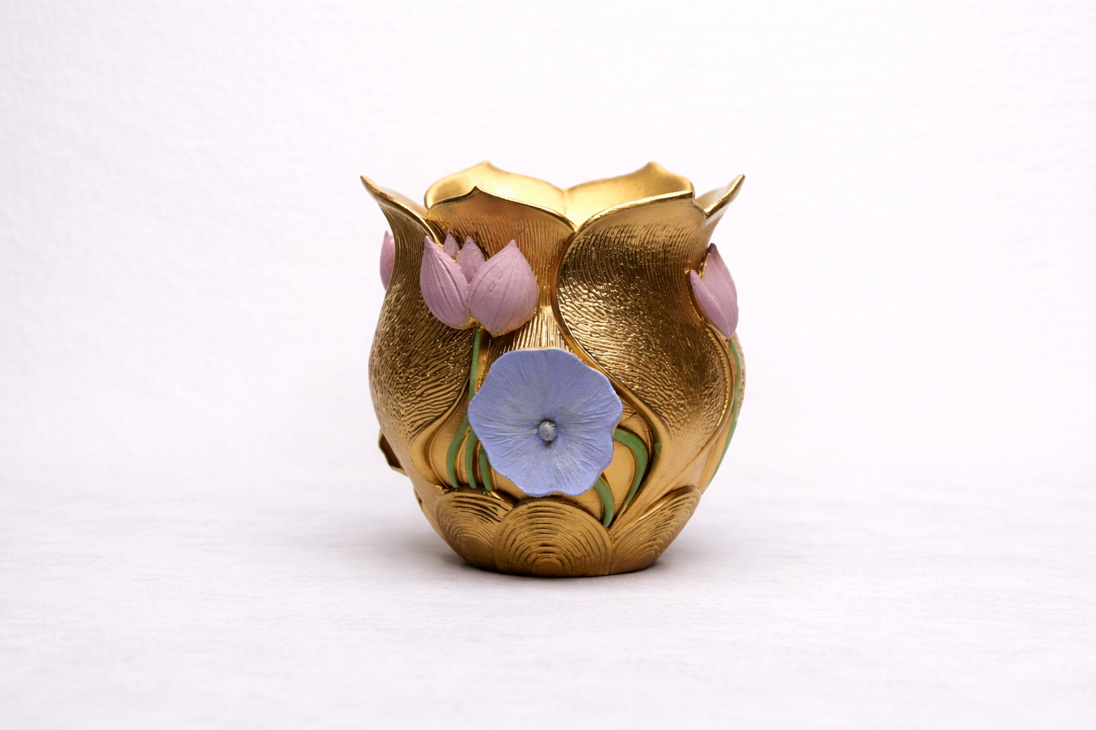 3D Printed Decorative Floral Vase – Custom Handmade and Hand Painted