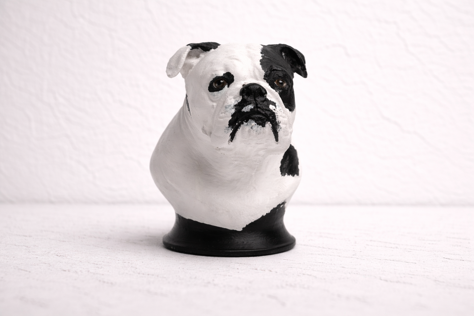 Custom Bulldog Bust – Handmade 3D Printed Display Piece