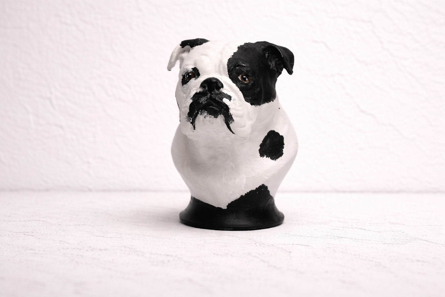 Custom Bulldog Bust – Handmade 3D Printed Display Piece