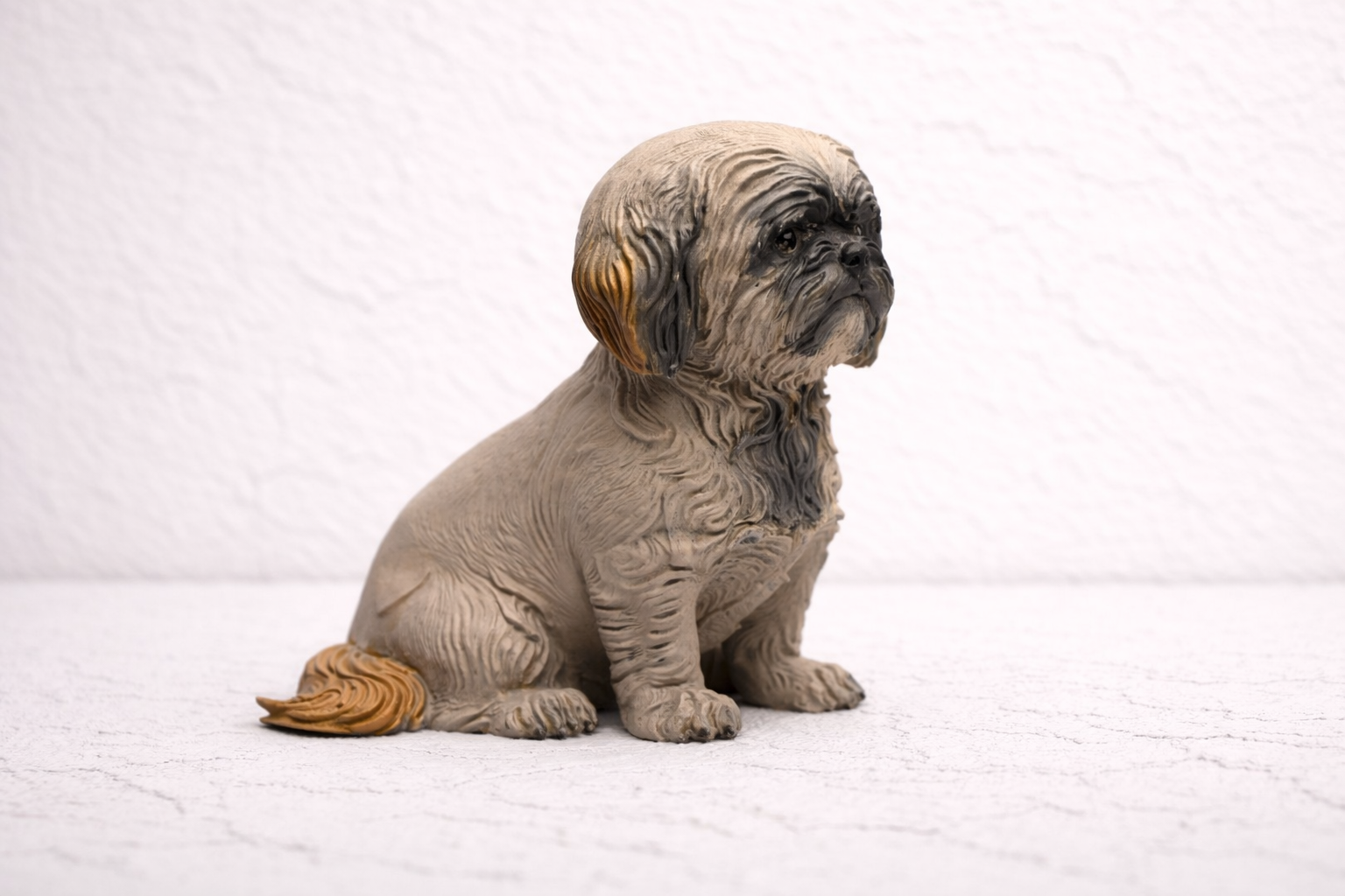Custom Shih Tzu Style Dog Figurine – Handmade 3D Printed Display Piece