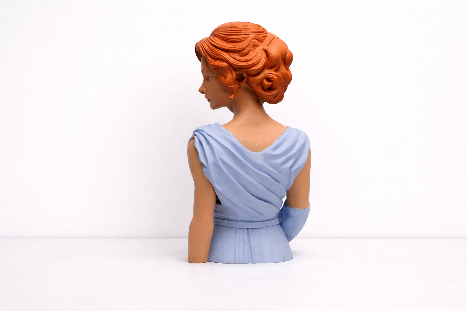 Elegant Female Bust Sculpture – Custom 3D Printed Display Piece