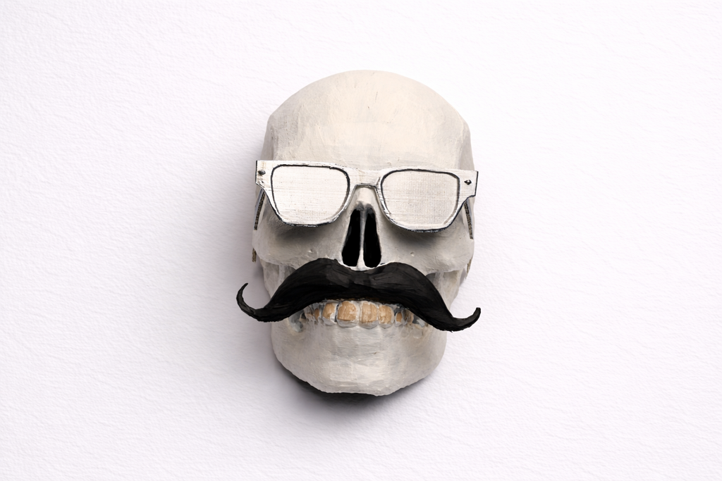 Custom 3D Printed Skull Display – Handmade Statement Piece