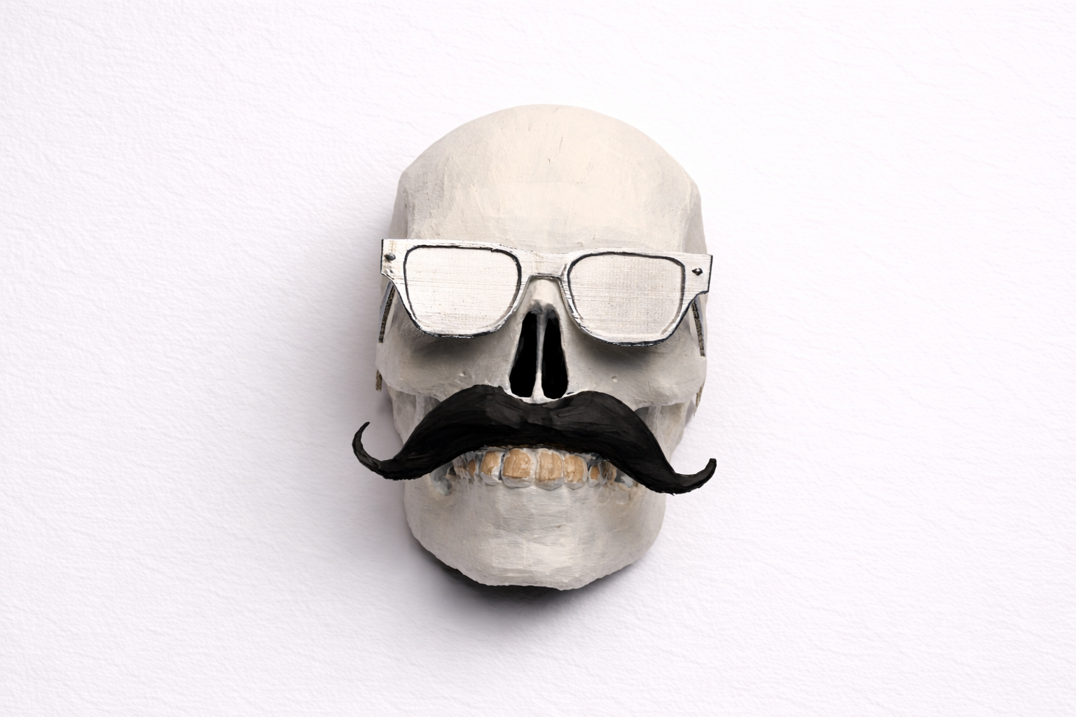 Custom 3D Printed Skull Display – Handmade Statement Piece
