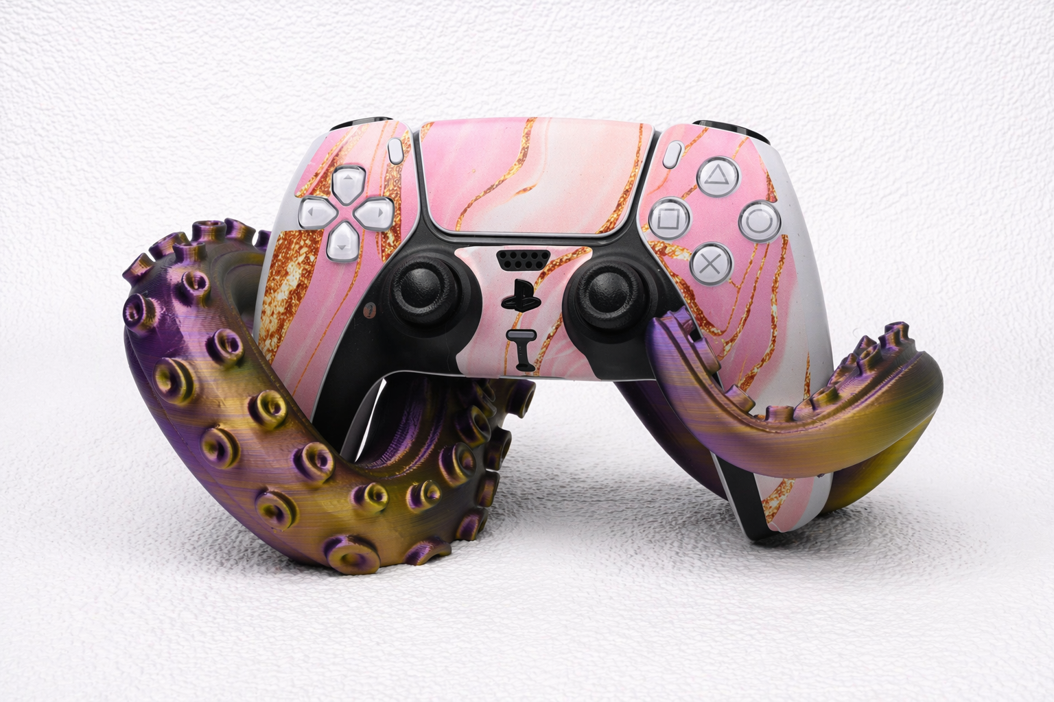 Iridescent Octopus Tentacle PlayStation Controller Holder
