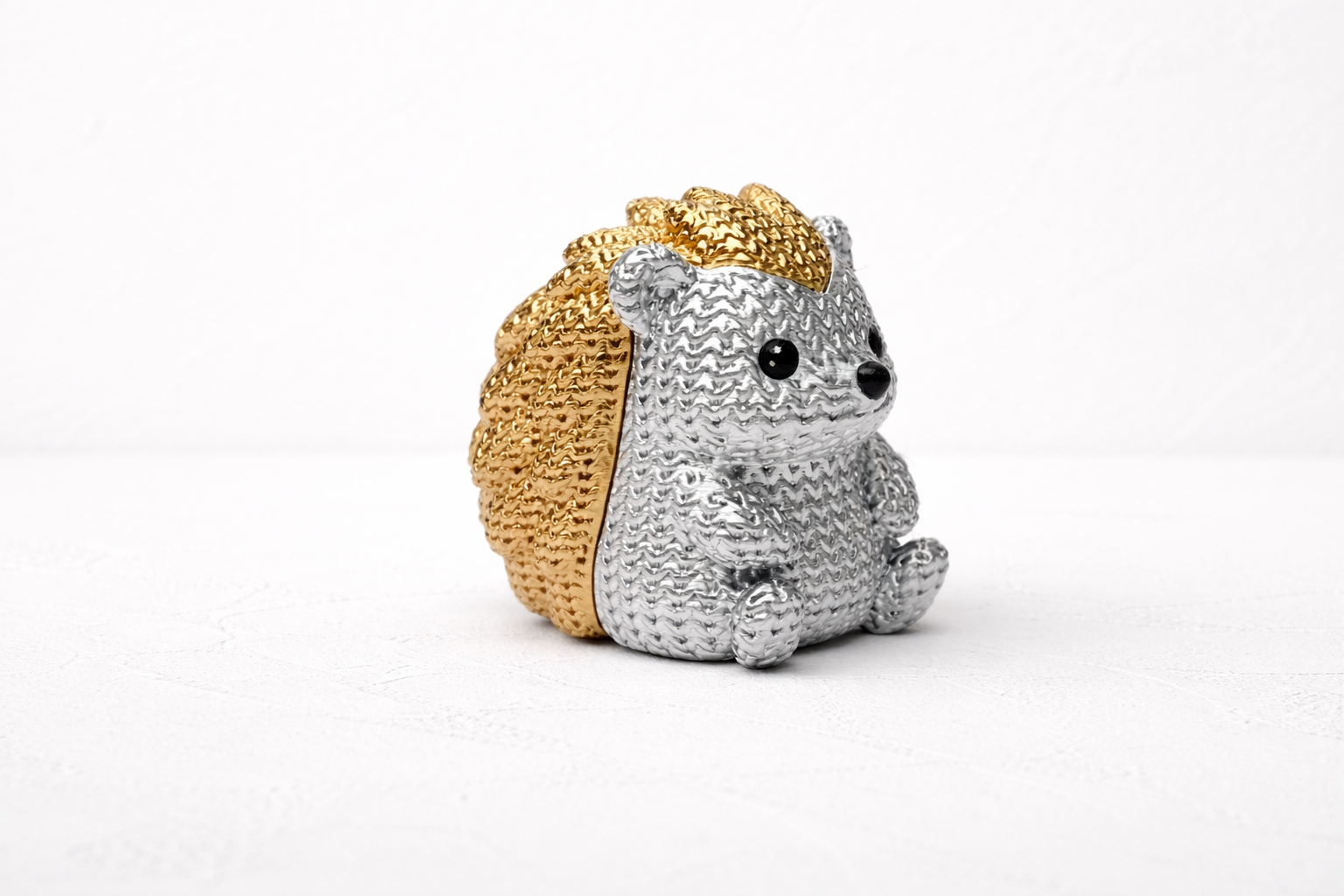 Stitched Pattern 3D Printed Mini Hedgehog