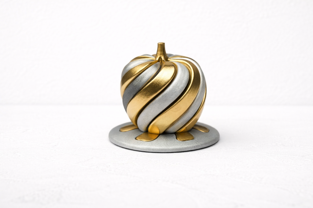 Twisted Spiral Sculptural Stand – 3D Printed Display Piece