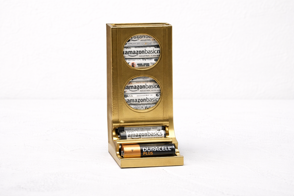 Battery Holder - AA/AAA dispenser - 60 x 135 x 60mm