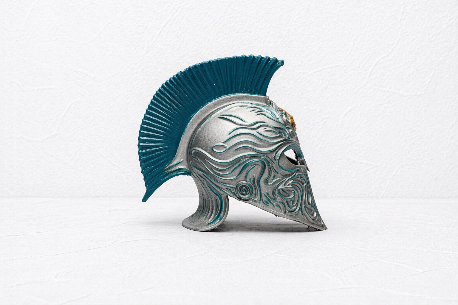 3D Printed Spartan Helmet – Detailed Handmade Display Piece
