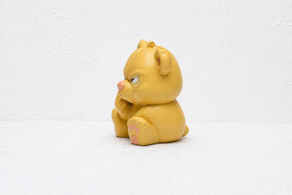 Grumpy Bear Middle Finger – 3D Printed Collectible