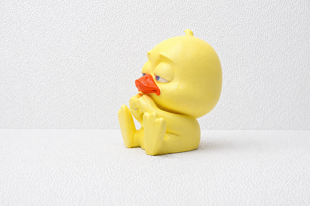 Attitude Duck 3D Printed Figurine