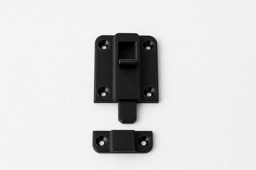 3D Printed Slide Bolt Lock / Latch